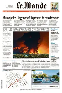 Le Monde du Jeudi 12 Mars 2026