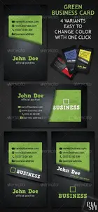 GraphicRiver - Green Business Card