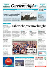 Corriere delle Alpi - 9 Dicembre 2024