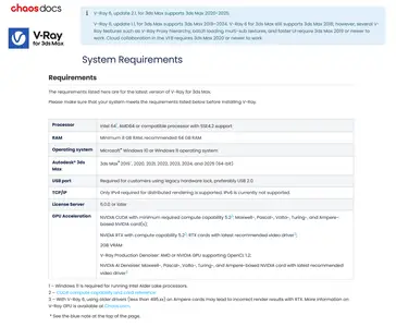 Chaos V-Ray 7, hotfix 1 (7.00.04) for Autodesk 3ds Max