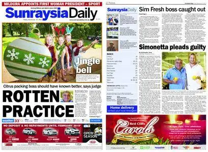 Sunraysia Daily – December 15, 2017
