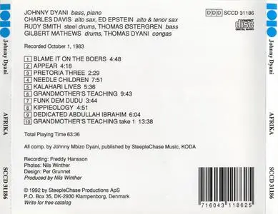 Johnny Dyani - Afrika (1983) {SteepleChase SCCD 31186 rel 1992}