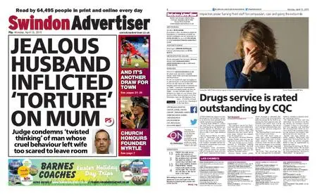 Swindon Advertiser – April 15, 2019