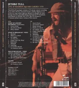 Jethro Tull - Live At Madison Square Garden 1978 (2009) [CD+DVD] {Chrysalis}