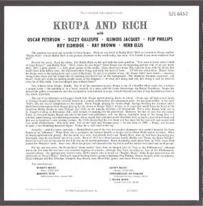 Gene Krupa, Buddy Rich - Krupa and Rich (1955) {Verve 521 643-2 rel 1994}
