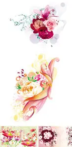 Spring Flowers Vector