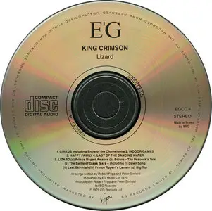 King Crimson - Lizard (1970) [Mastered by Nimbus] (Repost)