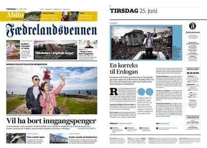 Fædrelandsvennen – 25. juni 2019