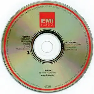 Erik Satie - Oeuvres Pour Piano - Piano Works - Aldo Ciccolini (1991) {2CD Set EMI Classics rec 1966-1971}