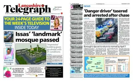 Lancashire Telegraph (Blackburn, Darwen, Hyndburn, Ribble Valley) – March 20, 2021