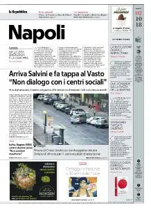 la Repubblica Napoli - 2 Ottobre 2018