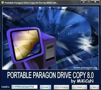 Portable Paragon Drive Copy 8.0 Pro