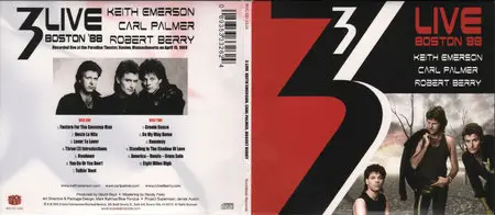 3 (Emerson, Palmer & Berry) - Live in Boston 1988 (2015)