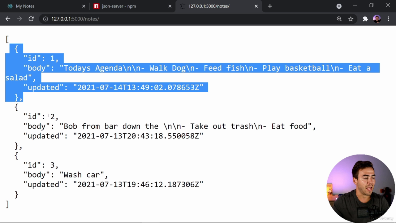 React JS Notes App & Crash Course (09/2021)