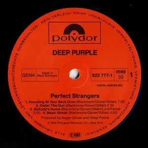 Deep Purple - Perfect Strangers (1984) (24/96 Vinyl Rip)