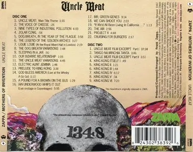 Frank Zappa & The Mothers Of Invention - Cruising With Ruben & The Jets (1968) + Uncle Meat (1969) {2012 UMe Remaster}