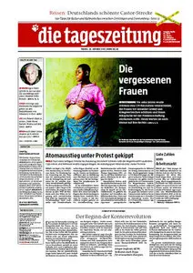 Tageszeitung TAZ vom 29 Oktober 2010