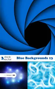 Vectors - Blue Backgrounds 13