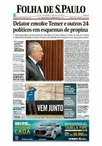Folha de São Paulo - 16 de junho de 2016 - Quinta