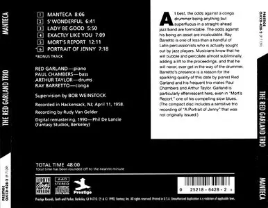 Red Garland Trio - Manteca (1958) [Remastered 1990]