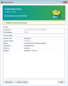 Toad Data Point 6.0.5 (x86 / x64)