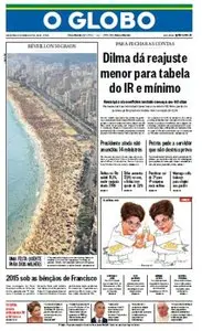 O Globo - 31 de dezembro de 2014 - Quarta