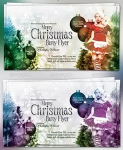GraphicRiver Merry Christmas Party Flyer 866902