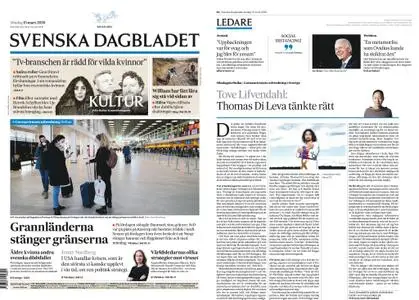 Svenska Dagbladet – 15 mars 2020