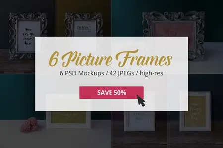 CreativeMarket - Picture Frame Mockups