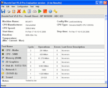 Burnin Test Profesional 5.3