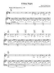 O Holy Night - Aled Jones, Howard Blake, The Snowman Movie (Piano-Vocal-Guitar (Piano Accompaniment))