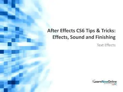LearnNowOnline - After Effects CS6 Tips & Tricks, Part 2: Effects