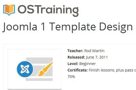 Ostraining - Joomla 1 Template Design