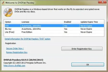 DVDFab Passkey 8.0.9.5