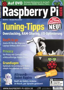 Raspberry Pi Geek Magazin mit DVD Oktober November No 06 2013 [Repost]