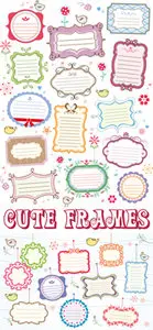 Cute Frames Vector