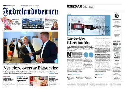 Fædrelandsvennen – 16. mai 2018