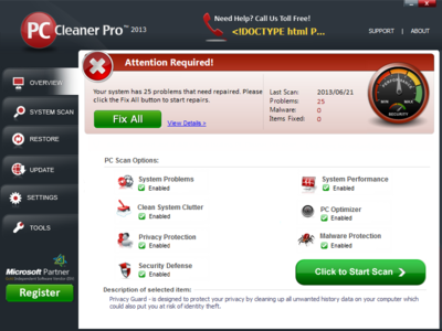 PC Cleaner Pro 2014 12.1.14.1.24