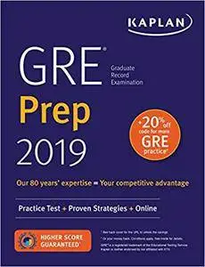 GRE Prep 2019: Practice Tests + Proven Strategies + Online