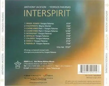 Anthony Jackson / Yiorgos Fakanas - Interspirit (2010) {Abstract Logix}
