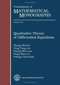 Qualitative Theory of Differential Equations (Translations of Mathematical Monographs)