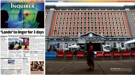 Philippine Daily Inquirer – October 18, 2015