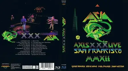 Asia - Axis XXX Live San Francisco MMXII (2015) Blu-ray