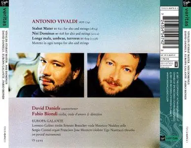 David Daniels, Fabio Biondi, Europa Galante - Vivaldi: Stabat Mater, Nisi Dominus, Longe mala (2001)