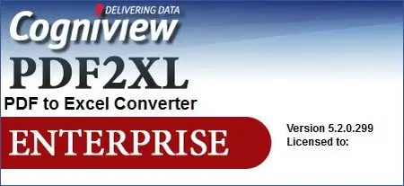 Cogniview PDF2XL Enterprise 6.0.2.312
