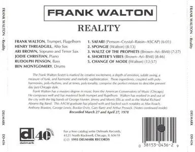 Frank Walton - Reality (1978) {Delmark}