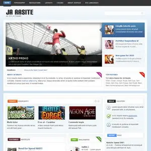 Joomla Template Joomlart JA Rasite