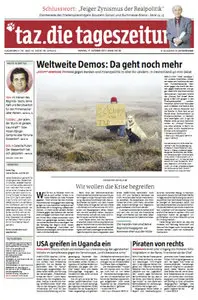 Tageszeitung TAZ vom 17 Oktober 2011