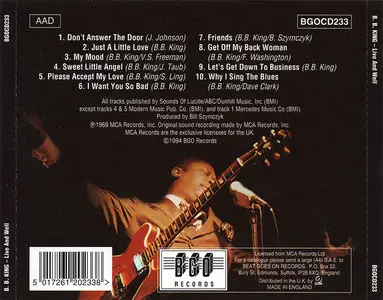 B.B. King - Live & Well (1969) Reissue 1994