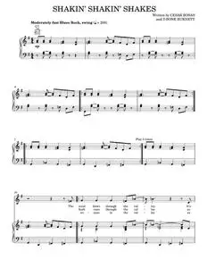 Shakin shakin shakes - Los Lobos (Piano-Vocal-Guitar)